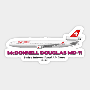 McDonnell Douglas MD-11 - Swiss International Air Lines Sticker